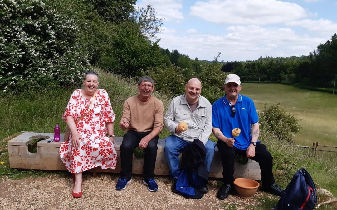 Building partnerships – participants explore Chedworth Roman Villa