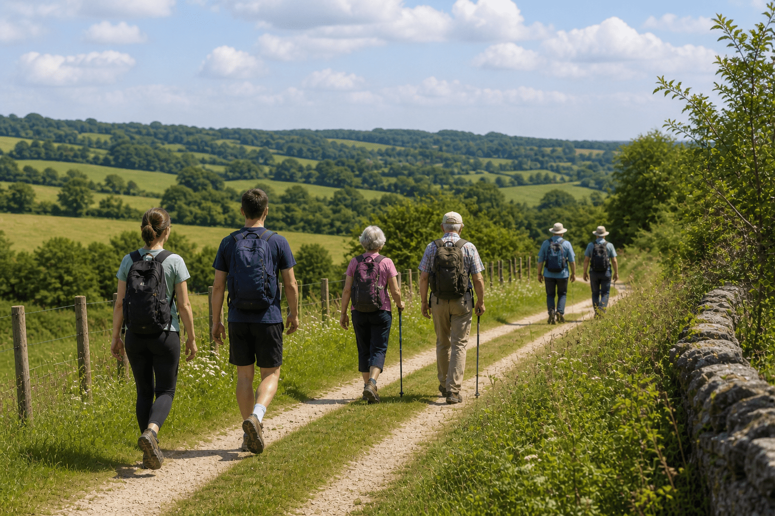 Walk The Churn Cotswold Countryside image